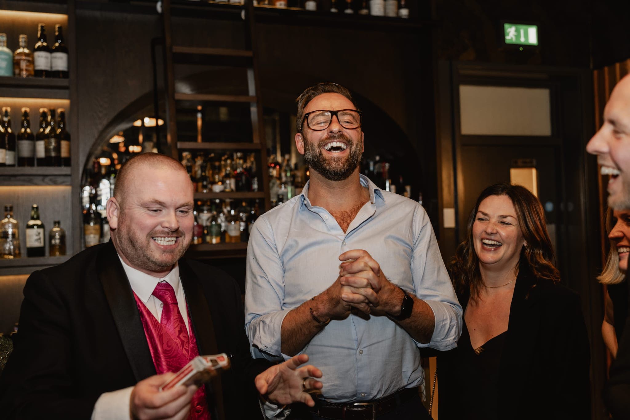 Paul Grundle performing corporate magic