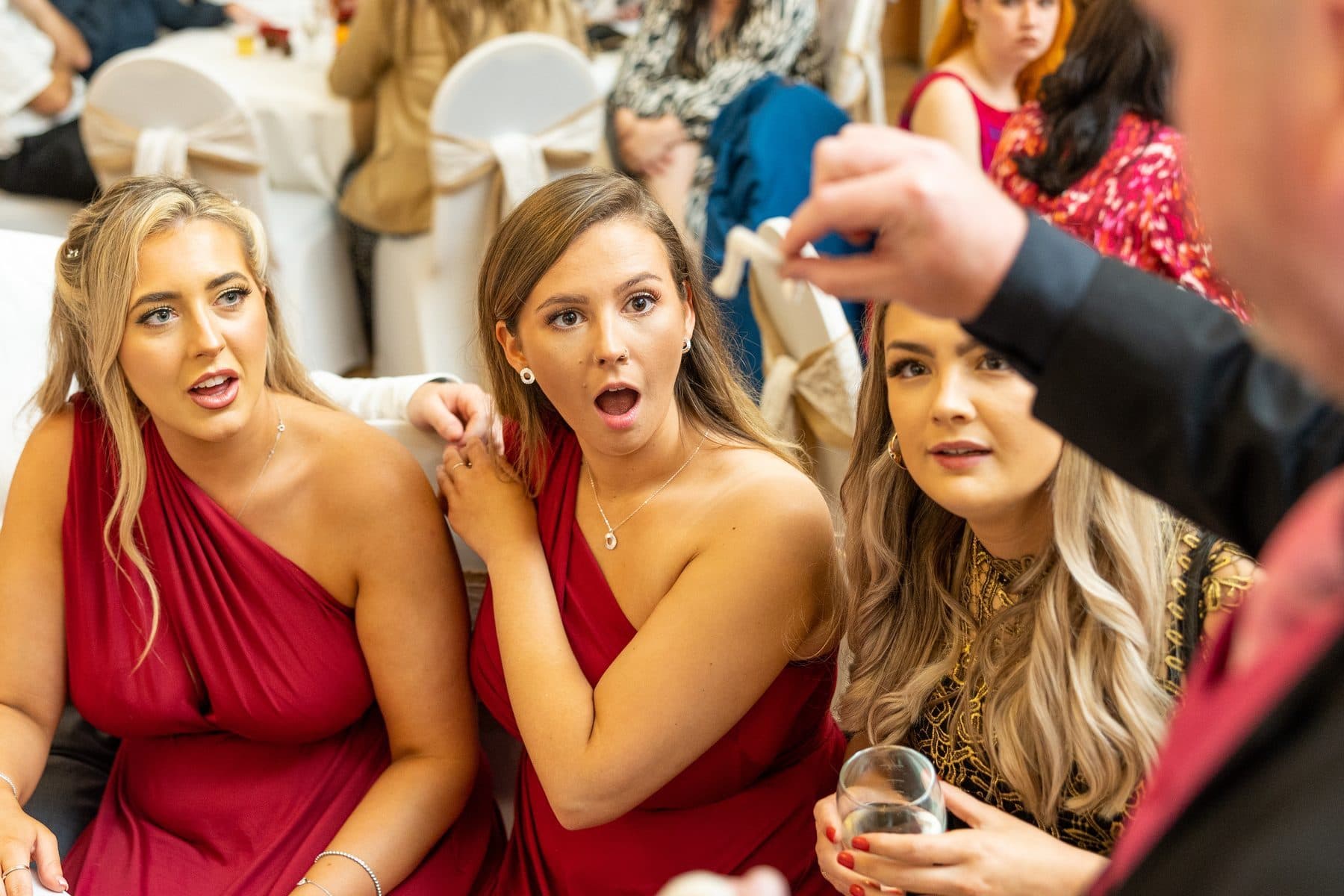 Wedding magic moment